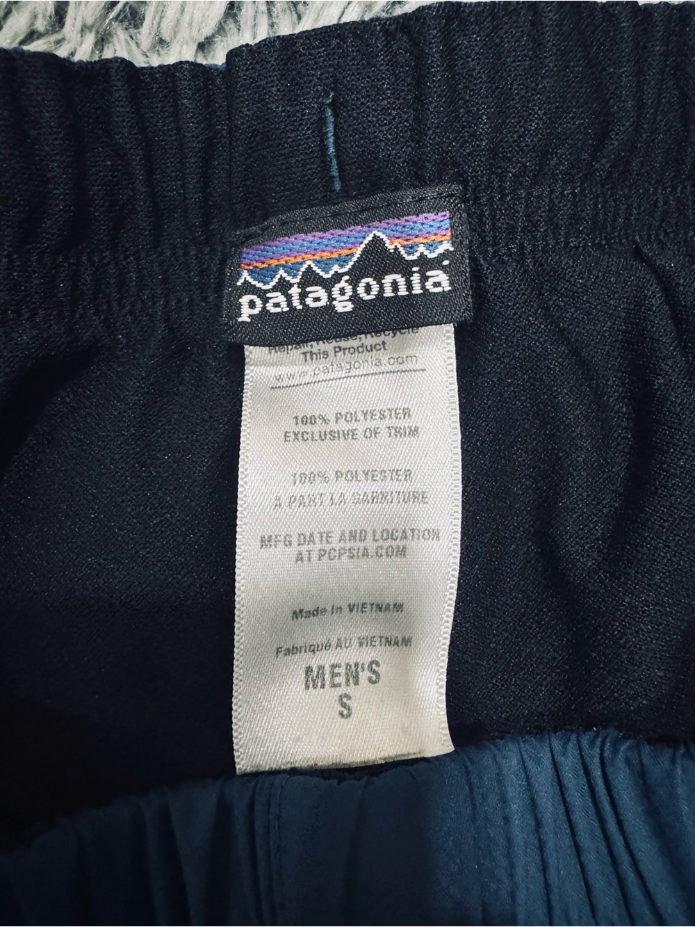 Patagonia Men’s S Blue Running Shorts Built-In Liner - Picture 6 of 9